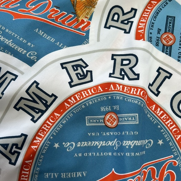 Columbia America Red Drum Ale print board shorts.  Men’s size 36 Waist. - Picture 7 of 15